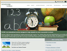 Tablet Screenshot of homeworkonwheels.com